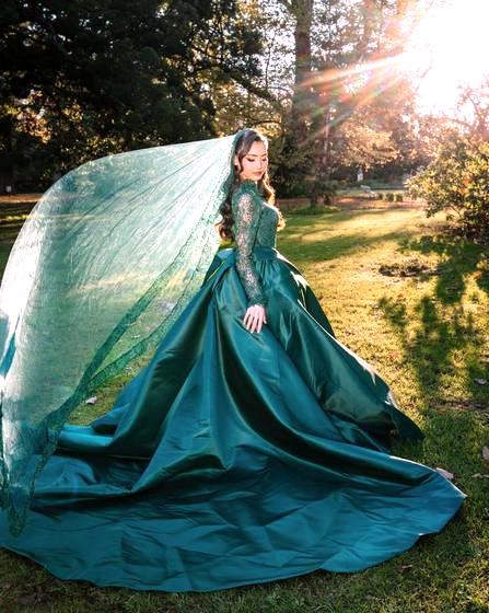 Where elegance meets timeless couture. ✨