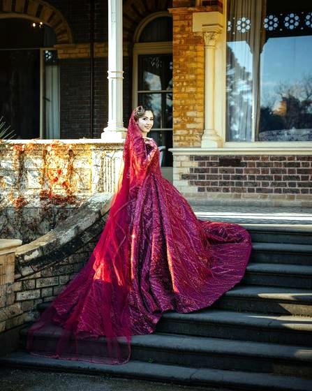 Where elegance meets timeless couture. ✨