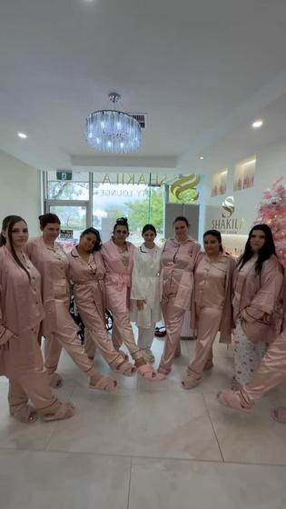 Bride and bridesmaids cutest transformation 🤍😍
