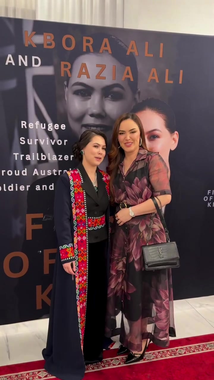 Author Kbora Ali before her book launch